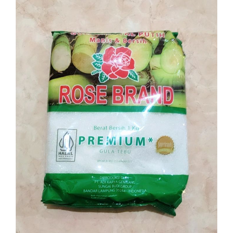 

Gula pasir premium Rosebrand kemasan 1kg