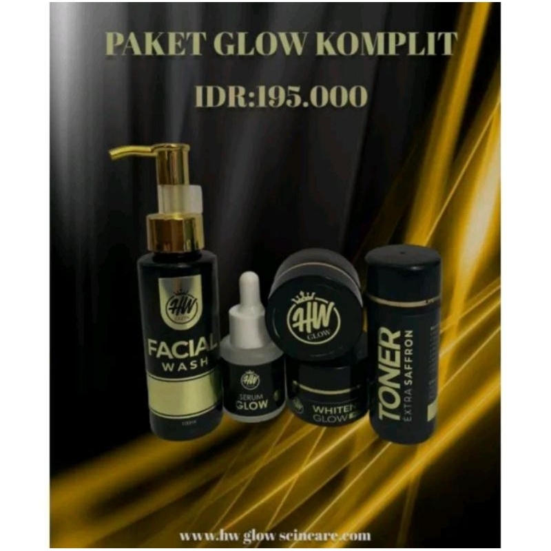 HW GLOW SKINCARE ( Paket Glow Komplit )