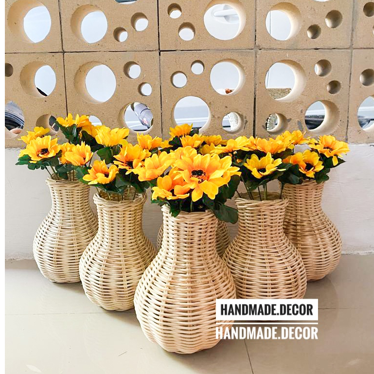 vas bunga/ vas guci/bejana/hiasan ruangan/hiasan meja/dekorasi rumah