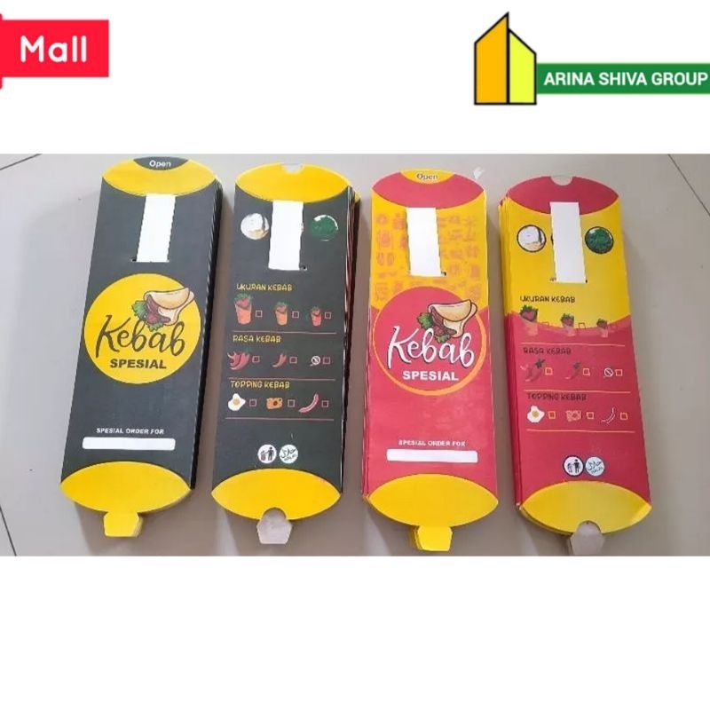 

100 LEMBAR KERTAS KEBAB TARIKAN UKURAN 24 × 9,2 CM KARTON HIGH QUALITY TEBAL PRODUK TERBARU | KOTAK KEBAB KEKINIAN | DUS KEBAB VIRAL TIKTOK | KEMASAN KEBAB | BOX KEBAB 100 PCS MURAH | CENTRAL JAYA ABADI | ARINA SHIVA GROUP 6232