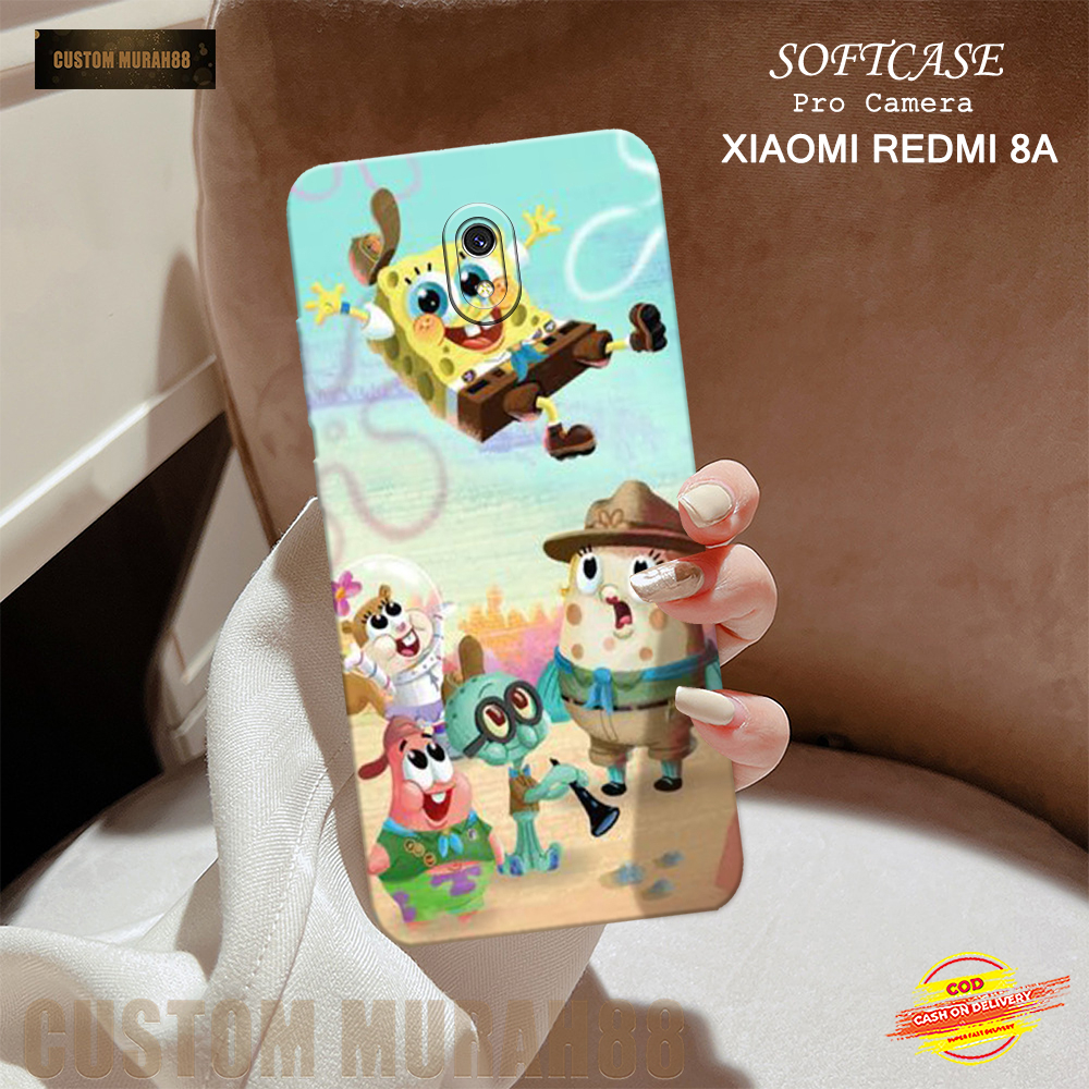 Case Xiaomi Redmi 8A Terbaru - Fashion Case KARTUN - Casing Hp Xiaomi Redmi 8A - Softcase Pro Camera