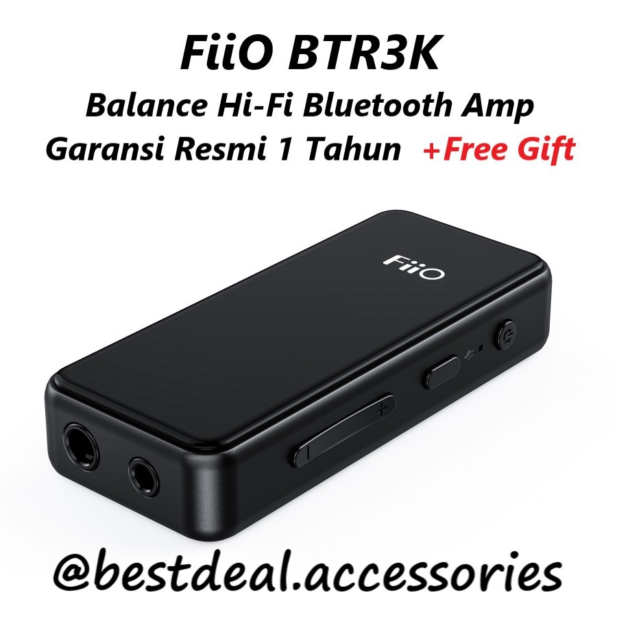 Fiio BTR3K / BTR3 K Portable Hi-Fi Bluetooth Amplifier 3.5MM / 2.5MM
