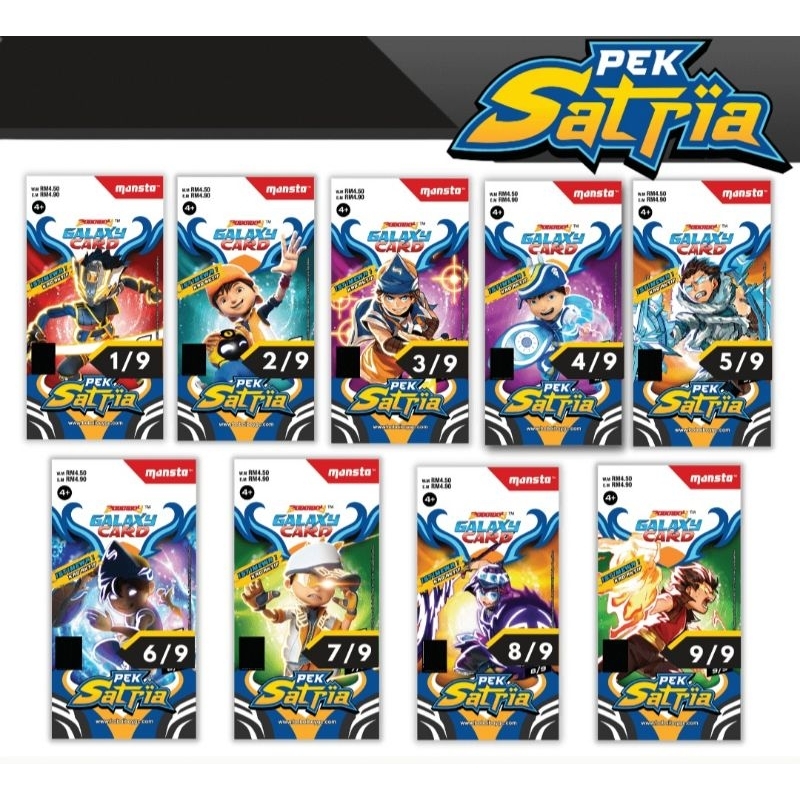 BoBoiBoy Galaxy Card: Pek Satria