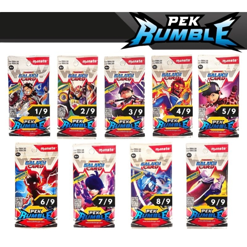 BoBoiBoy Galaxy Card: Pek Rumble