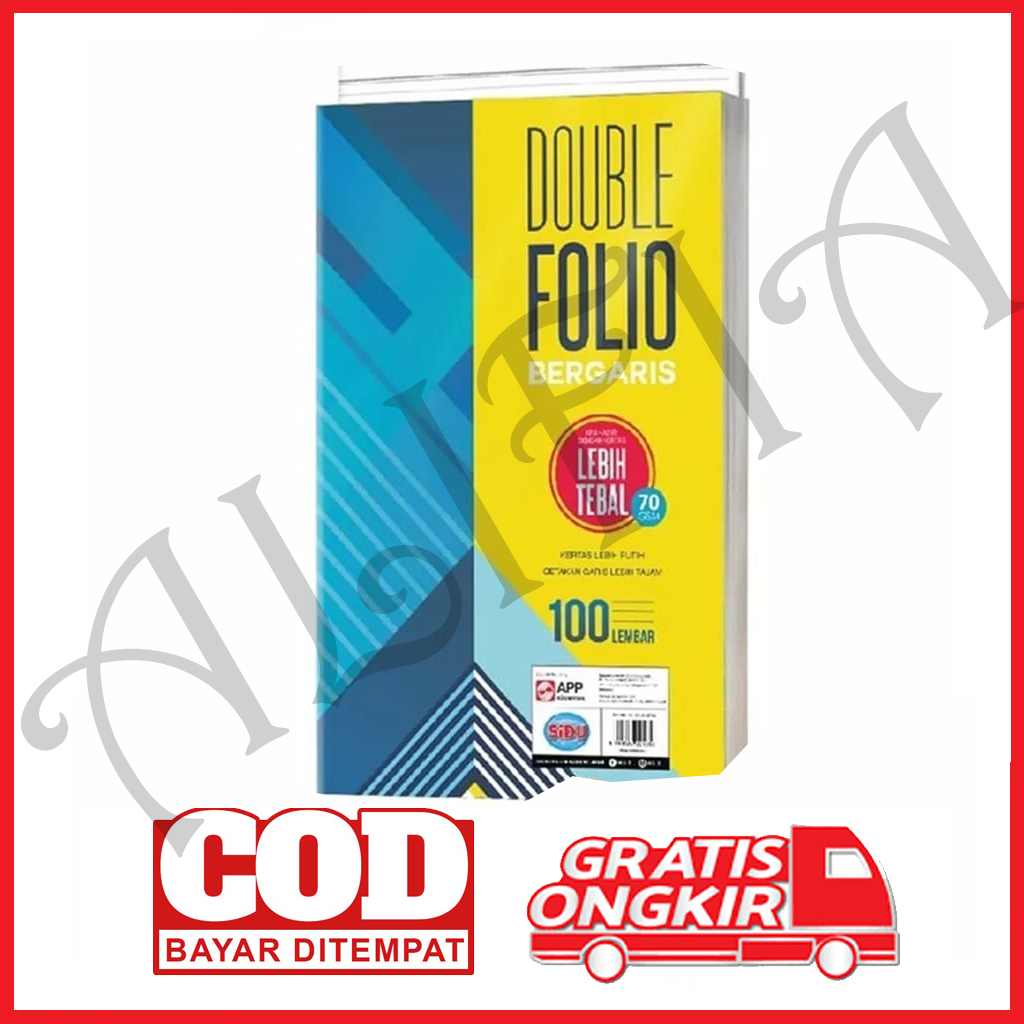 

( Satuan ) Kertas Folio / Kertas Double Folio Bergaris Sinar Dunia