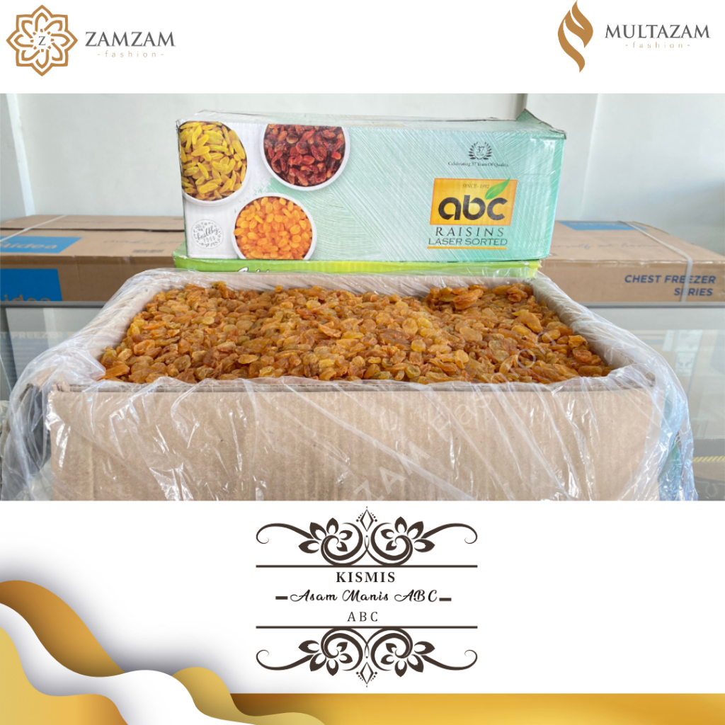 

Kismis Asam Manis ABC Termurah 1 Kg | Kismis Golden Raisin Original Oleh Oleh Haji Umroh