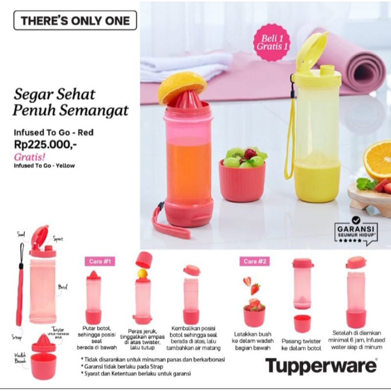 Infused water Tupperware