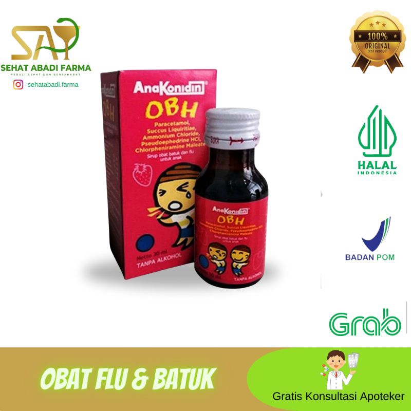 

Anakonidin OBH Sirup 60 ml