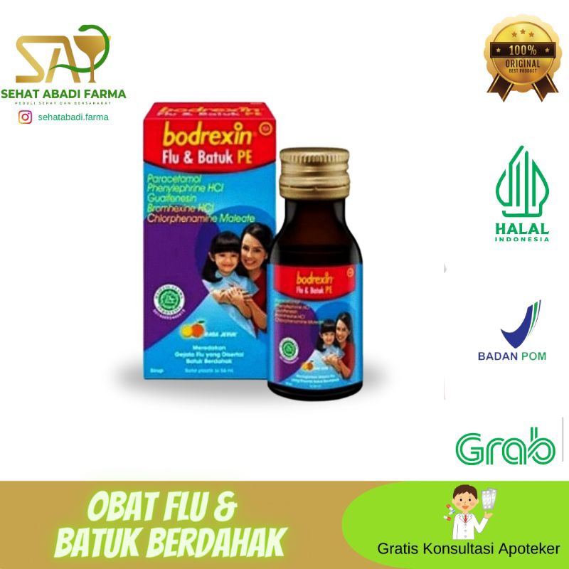 

Bodrexin Flu Dan Batuk PE Sirup 56 ml