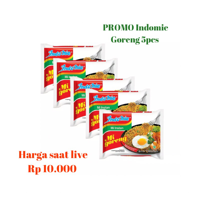 

Indomie Goreng isi 5pcs