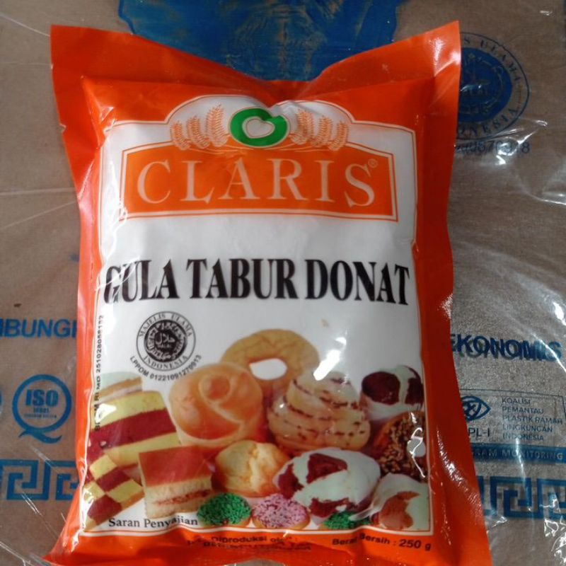 

Claris Gula Tabur Donut/Gula tabur donat/Gula halus 250gr