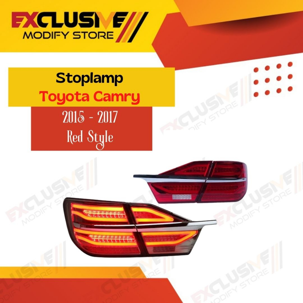 STOPLAMP TOYOTA CAMRY 2015 - 2017 RED