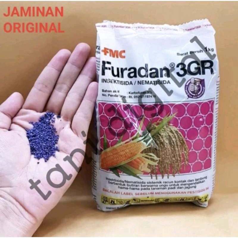 100 gr - Furadan obat pengendali hama perusak akar tanaman (cacing tanah, ulat tanah, orong-orong, s