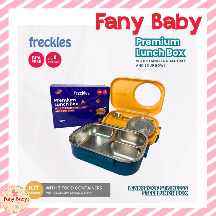 FRECKLES PREMIUM STAINLESS STEEL LUNCH BOX