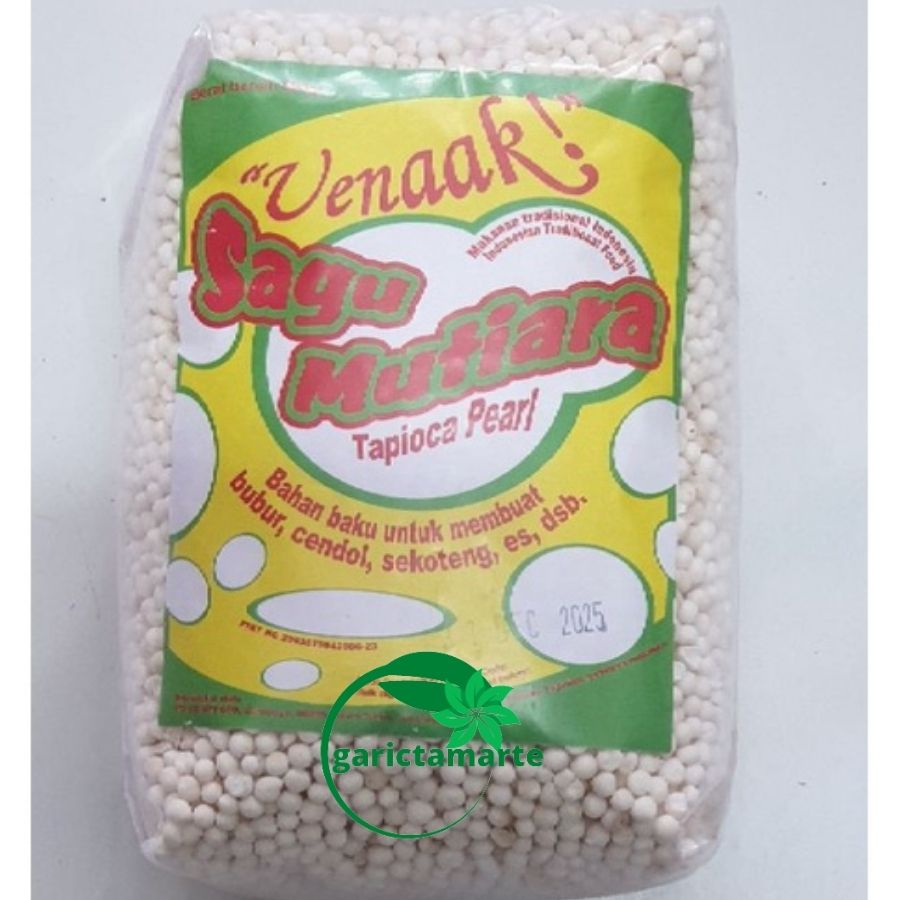 

Sagu Mutiara PUTIH POLOS 500 gram (garictamarte) Bisa COD