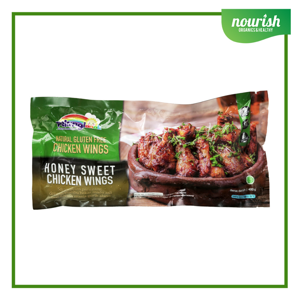 

Pelangi Chicken Wings Gluten Free HALAL/ Non Msg / Non Pengawet / BPOM-Jakbar