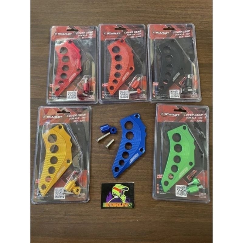 Tutup Gear Depan KLX 150 D Tracker 150 Cover Gear Depan KLX 150 D Tracker 150 Scarlet Racing