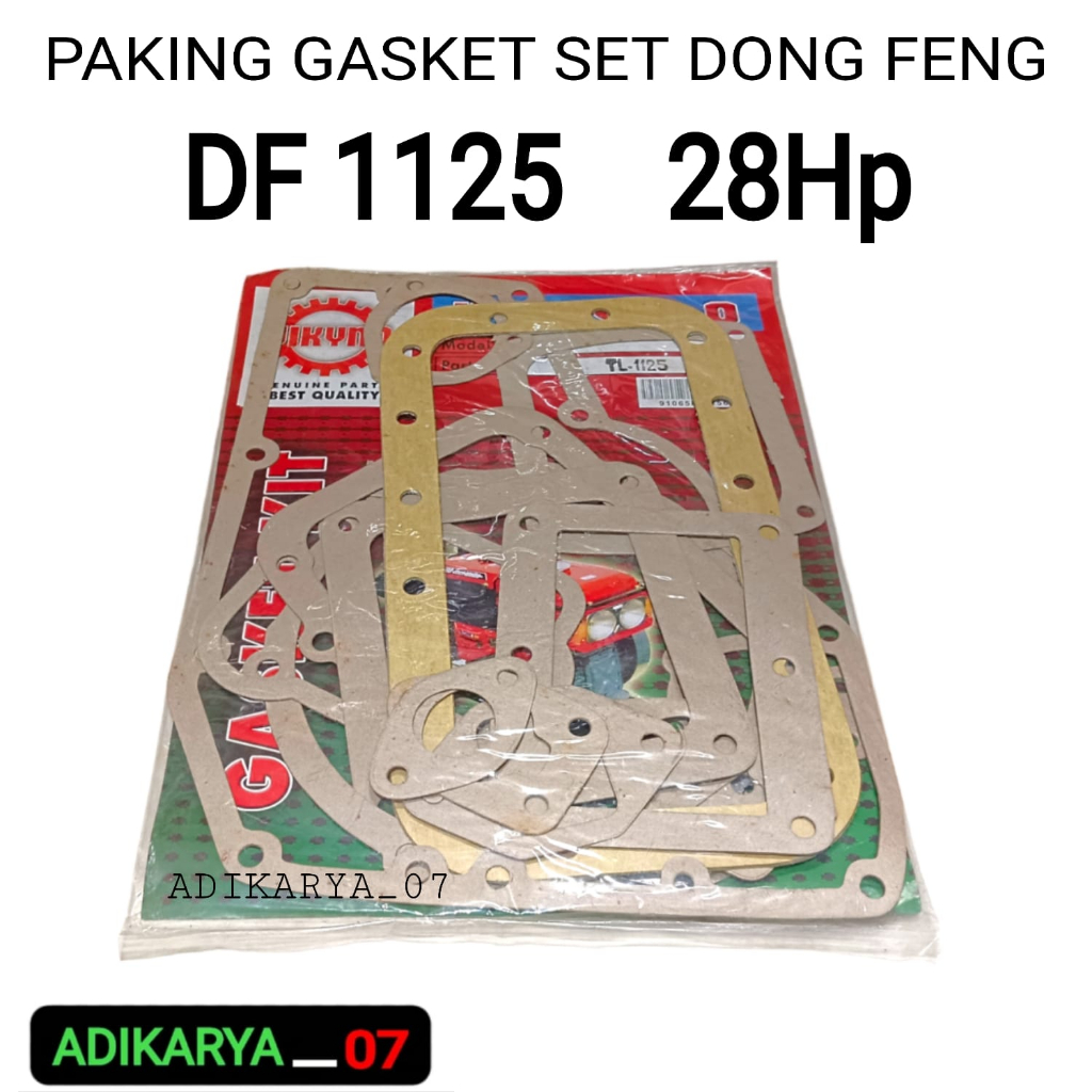 Paking Set Dongfeng S1125 28HP Paking Mesin Diesel Gasket Set Dongfeng S1125 28HP