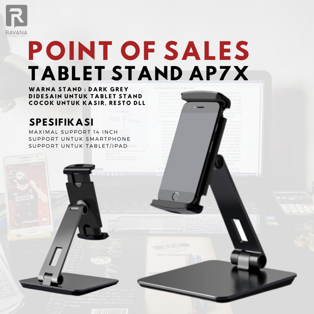Alat Kasir Tablet Stand Holder AP7X