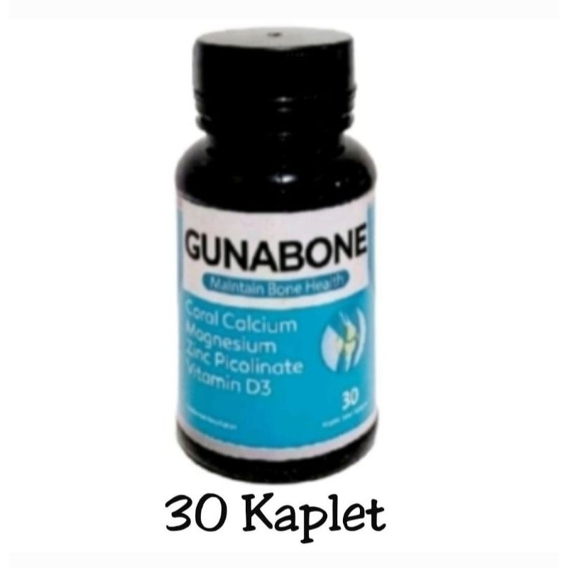 GUNABONE, CALCIUM, MAGNESIUM, ZINC, VITD3 isi 30 Kaplet Promo