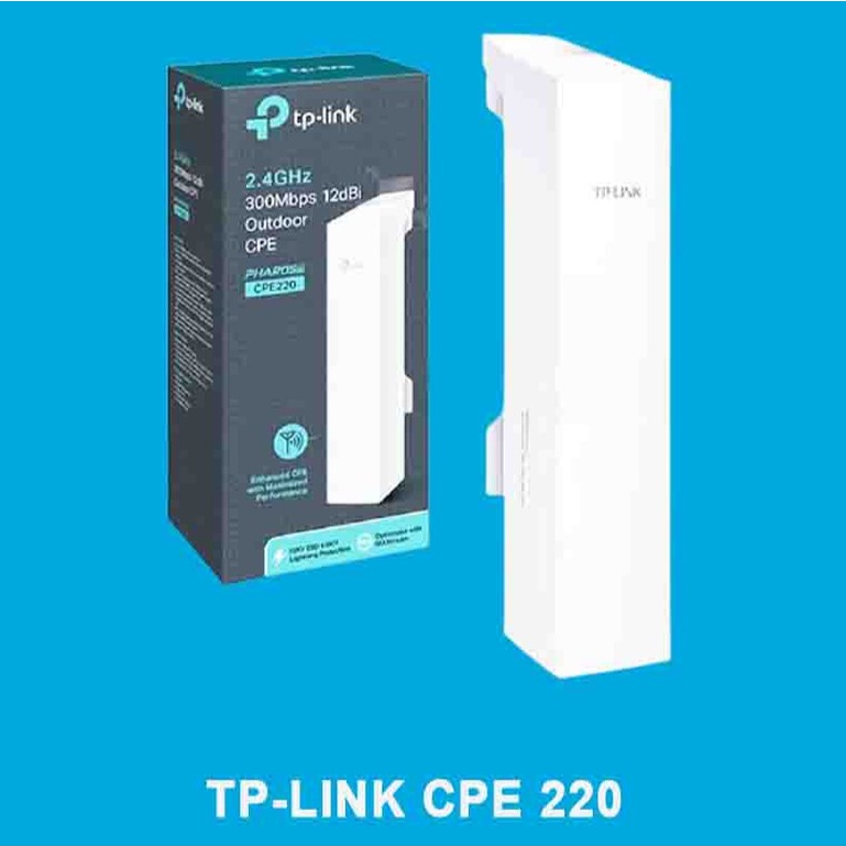 Access Point Outdoor TP-LINK 2.4GHz 300Mbps CPE220 / CPE 220 / CPE-220