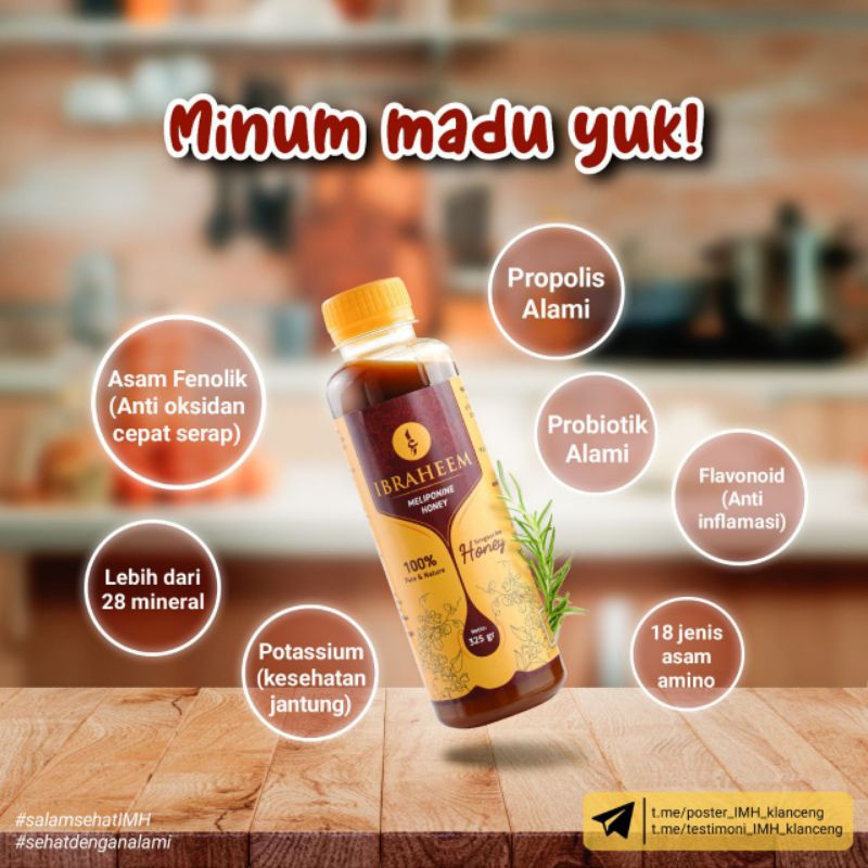 

MADU KLANCENG / MADU IMH IBRAHEEM MELIPONINE HONEY / MADU RAW HONEY TRIGONA / MADU MURNI
