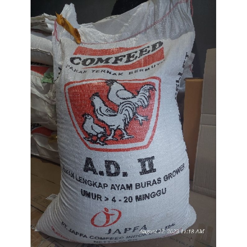 [1KG] Comfeed AD 2 - Pakan Ayam Bangkok /Ayam Hias / Ayam Kampung Dewasa