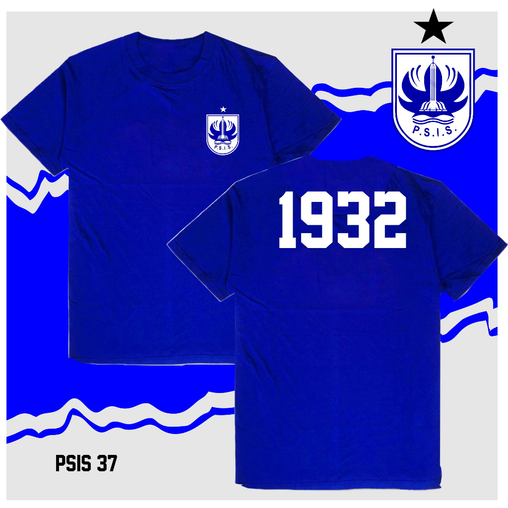 KAOS PSIS SEMARANG WARNA BIRU DAN HITAM TERMURAH