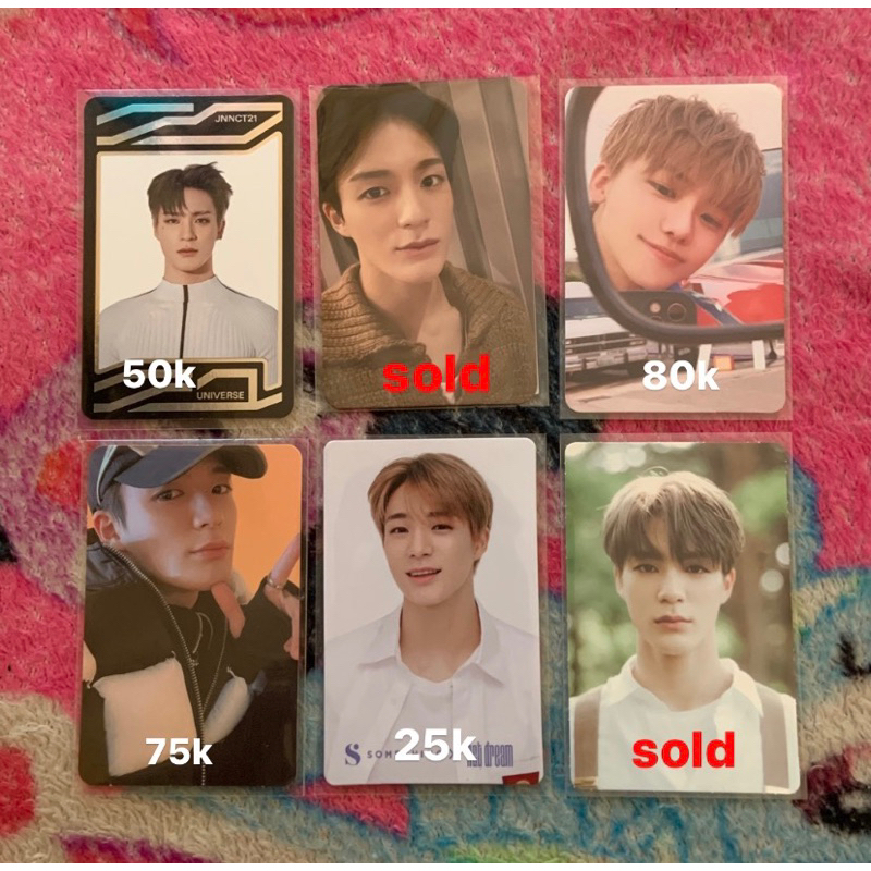 Photocard UC Jeno Jaemin Mixtape Smini Jeno Somethinc Jeno