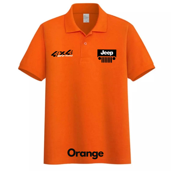 POLO JEEP Kaos Kerah Polo Distro Logo Jeep > Kaos Polo Logo Sablon Digital Premium