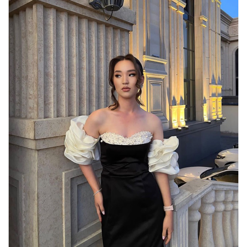 dress pesta gaun pesta mewah elegan butik