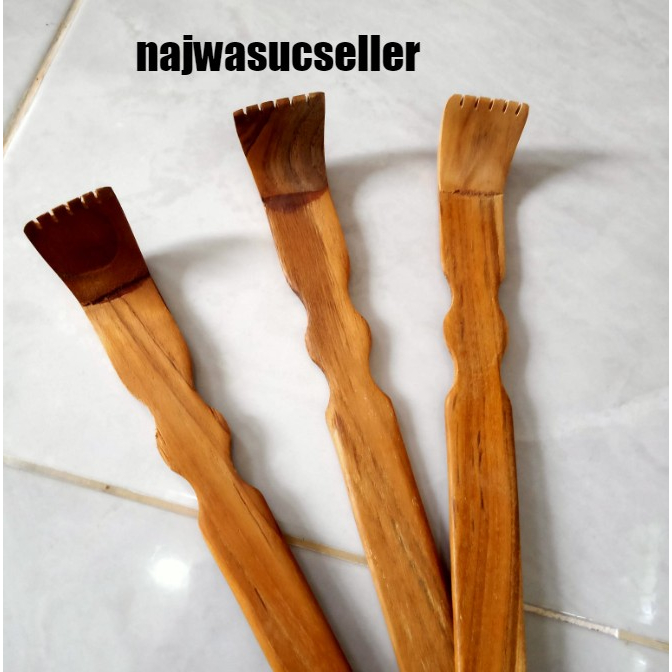 Garukan Punggung - Garukan Kayu Jati 40cmx3.5cm