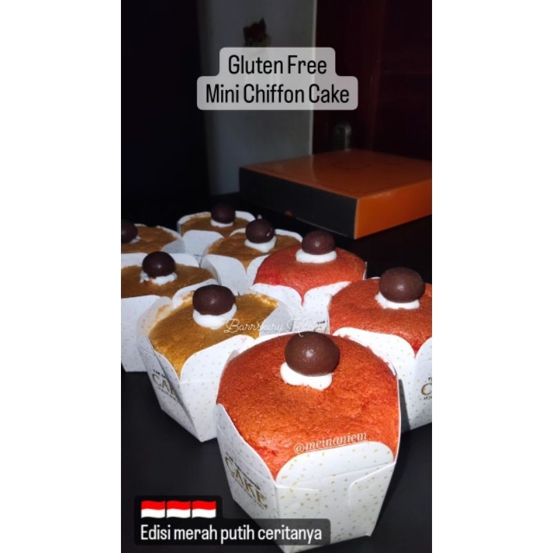 Gluten Free Mini Chiffon Cake (Mini Chiffon Cake Bebas Gluten) (Gluten Free Cake / Kue Bebas Gluten)