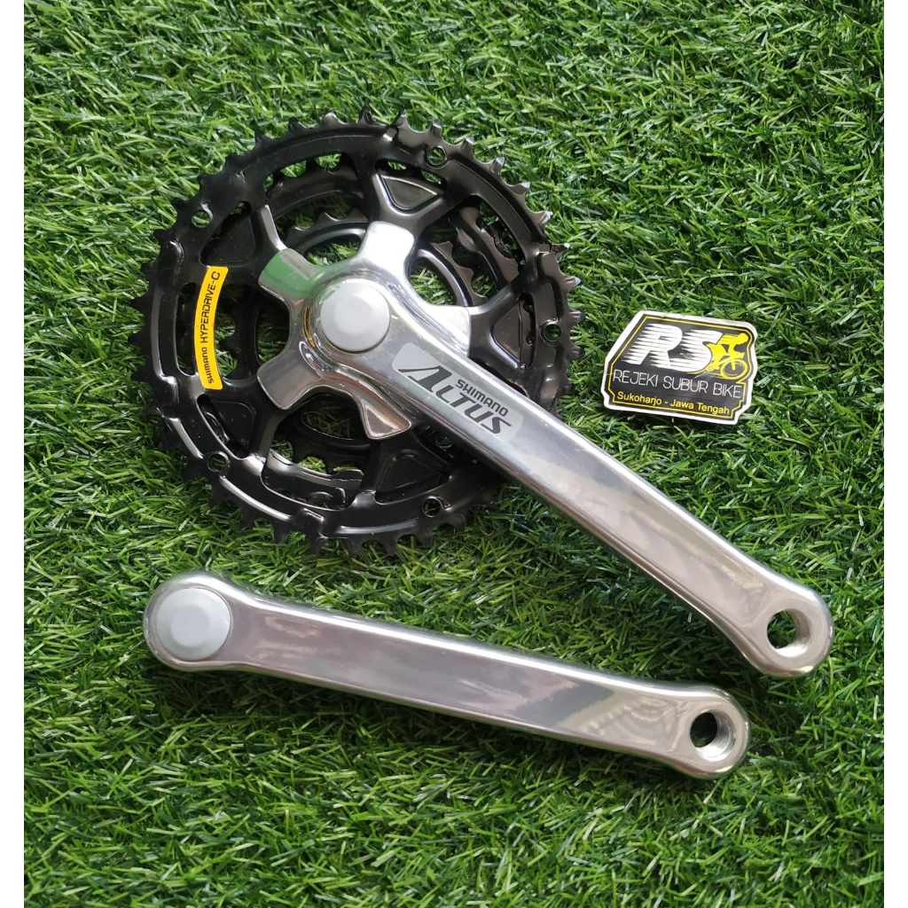 crank sepeda SHIMANO ALTUS federal vintage NOS triple original 38T 32T 24T