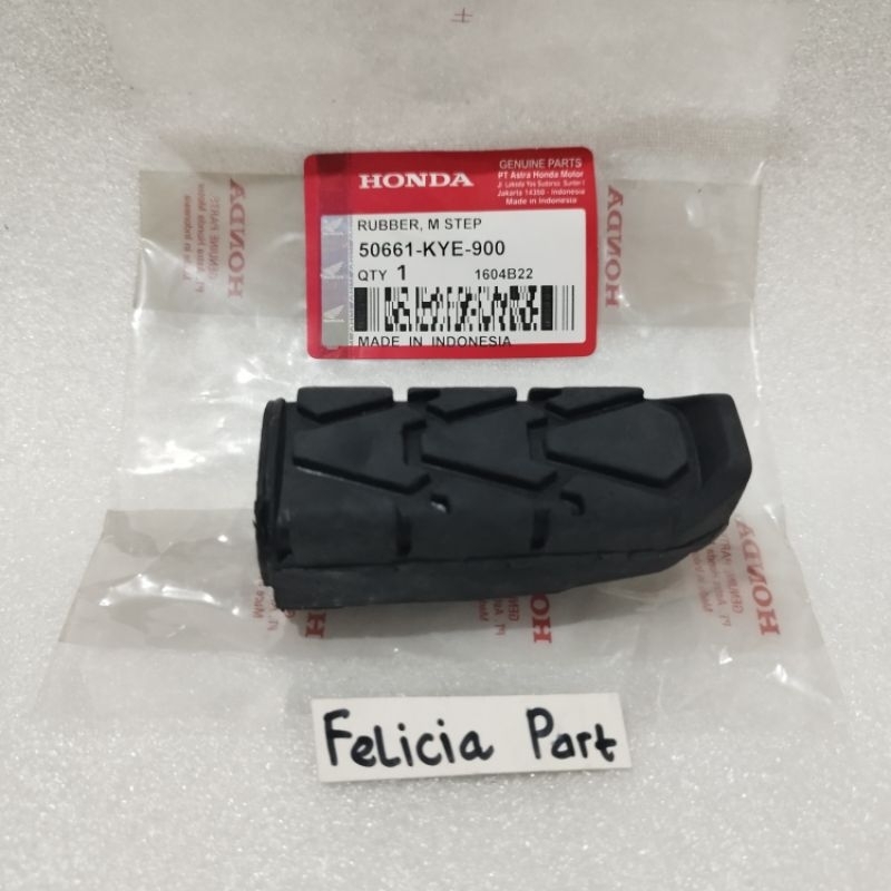 KARET FOOTSTEP DEPAN SONIC 150 MEGA PRO MONOSHOCK SUPRA GTR 150 VERZA