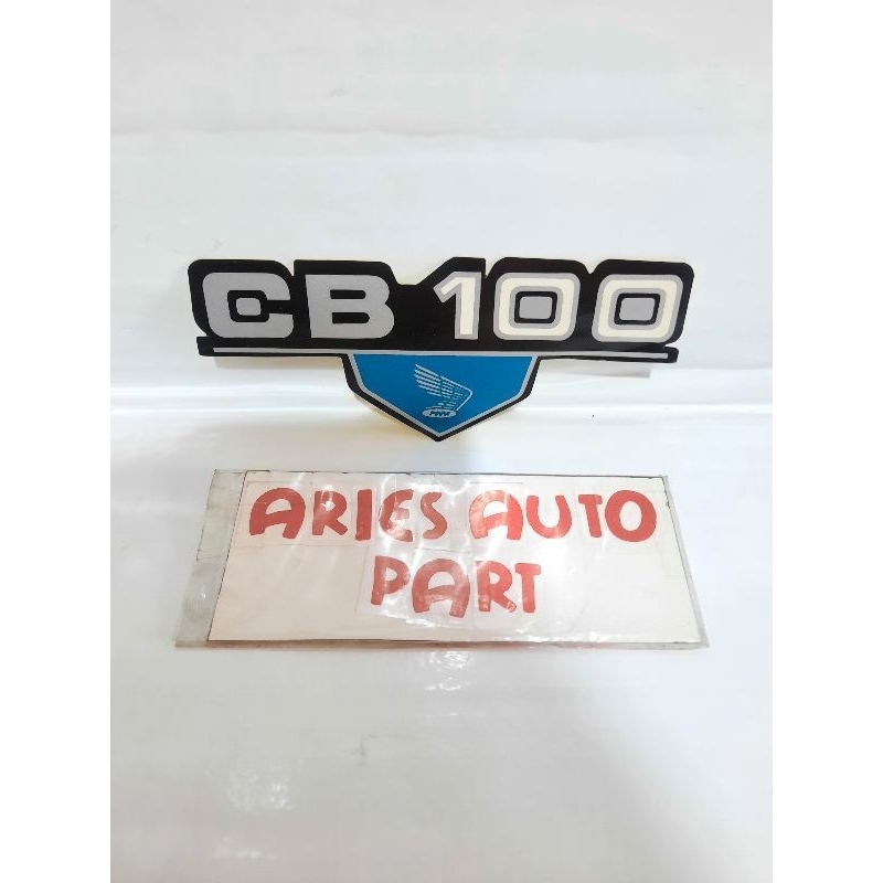 STIKER LOGO CB 100 STIKER BOK AKI ACCU CB100