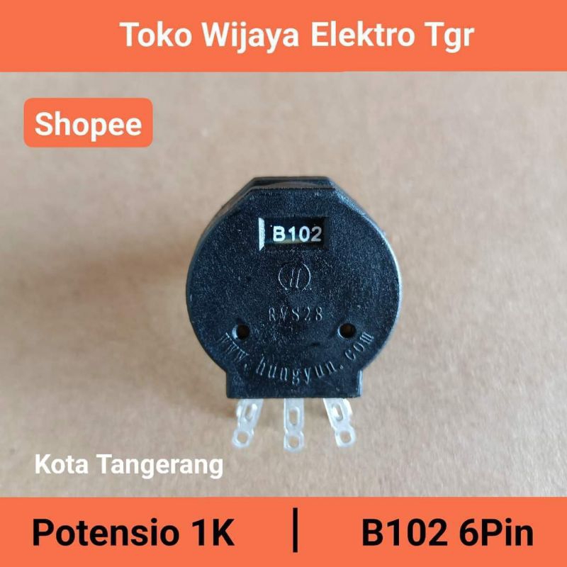Mesin Las Sparepat | Potensio B102 Potensio 1K Kaki 6