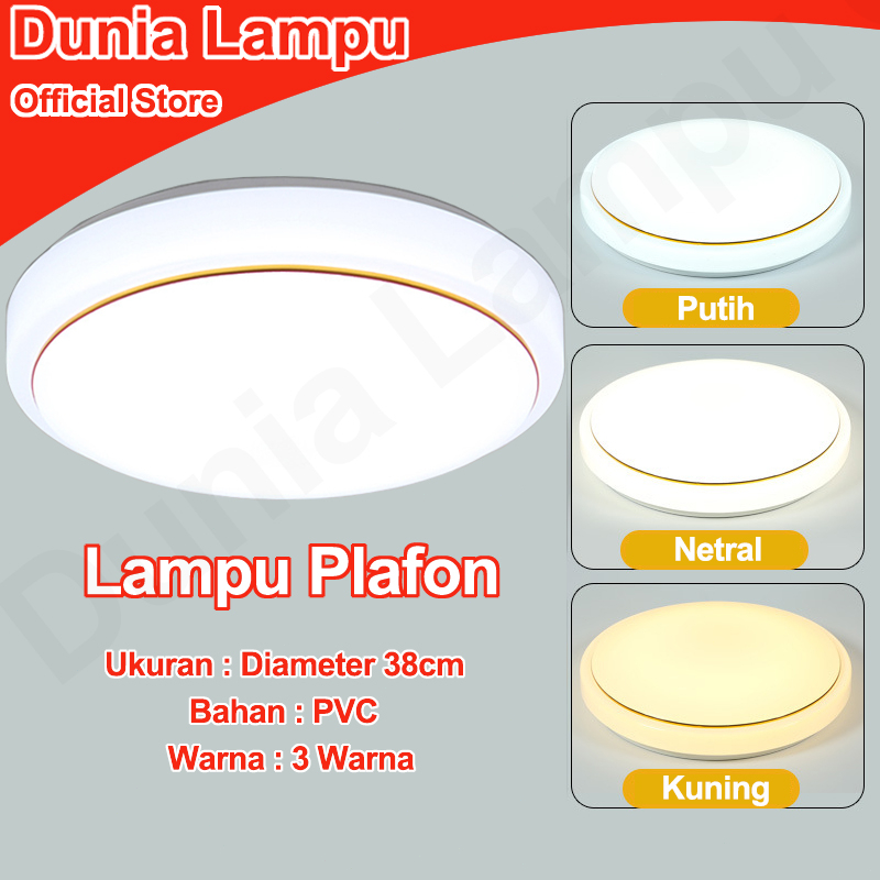 Terlaris Dunia Lampu Lampu Plafon 3 Warna / Ceilling Lampu / Lampu Plafon Rumah Minimalis Led /