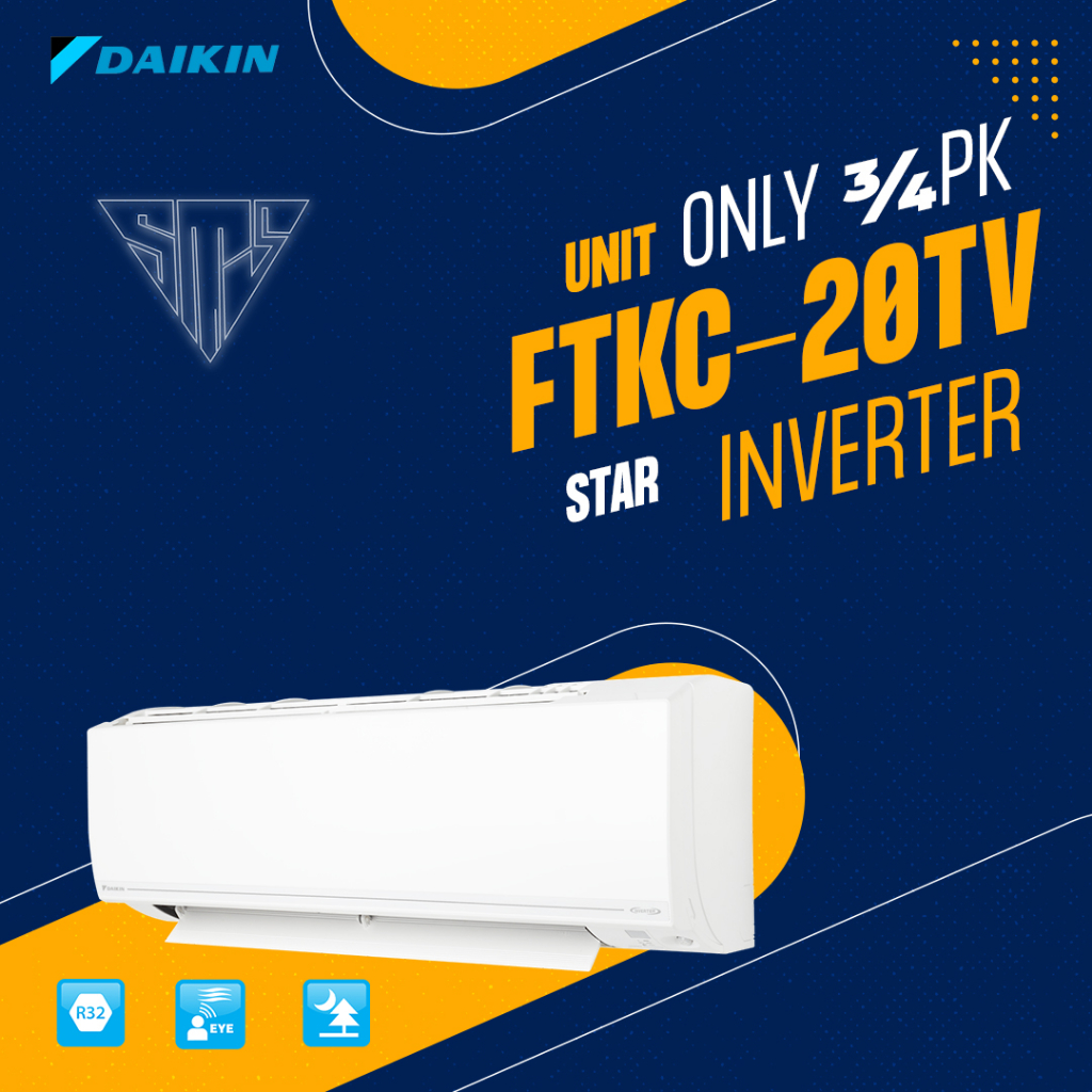AC Daikin 3/4 PK Star Inverter FTKC 20TV
