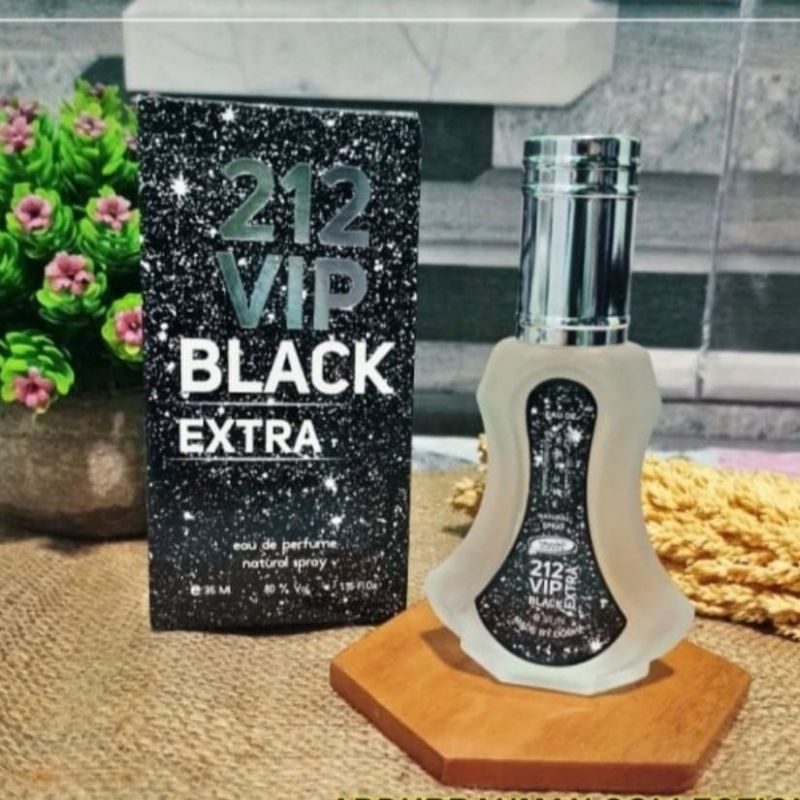 Parfum Dobha 35ml Aroma 212 VIP Black Extra 100% Original