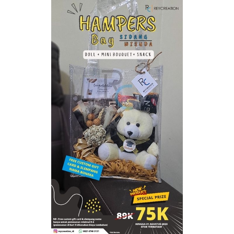 

Hampers Bag Sidang/Wisuda/Ultah