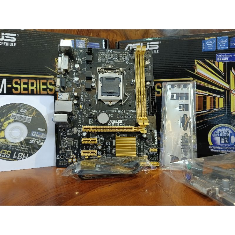 motherboard ASUS H81M-K  bekas berkualitas garansi 1 Tahun