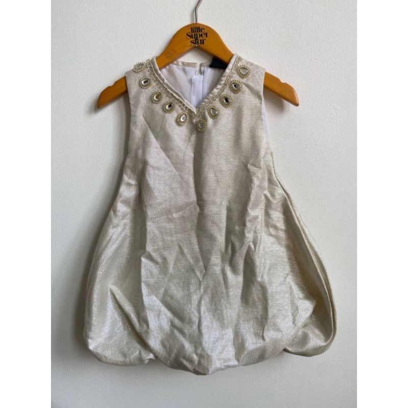 Glitter Balon Midi Dress / Dress Anak / Dress Balon Anak / Dres Midi Anak / Dress Premium Anak / Dre