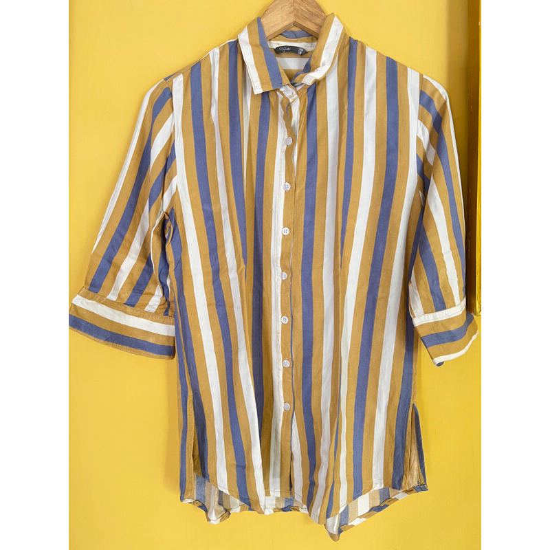 (PL) Preloved St. Yves Matahari Blouse Kemeja Tunik Baju Second Zara baju wanita pemakaian pribadi m
