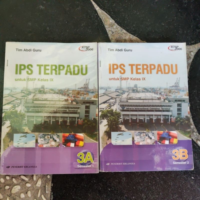 Buku Ips Terpadu Kelas 9 IX, semester 1 & 2, SMP 3 ERLANGGA, KTSP 2006