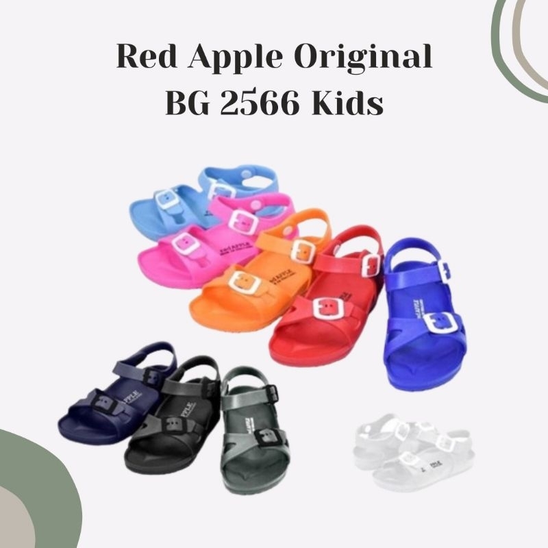 Sandal Anak Red Apple  Backstrap #24-29 Thailand Bangkok