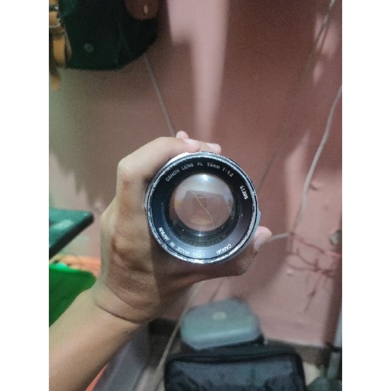 Lensa manual canon FL 55mm f1.2