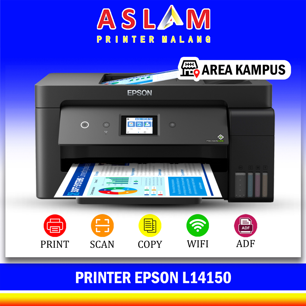 Printer Epson L14150 Printer Epson EcoTank L14150 - A3 WiFi Print Scan Copy Duplex Fax All in One