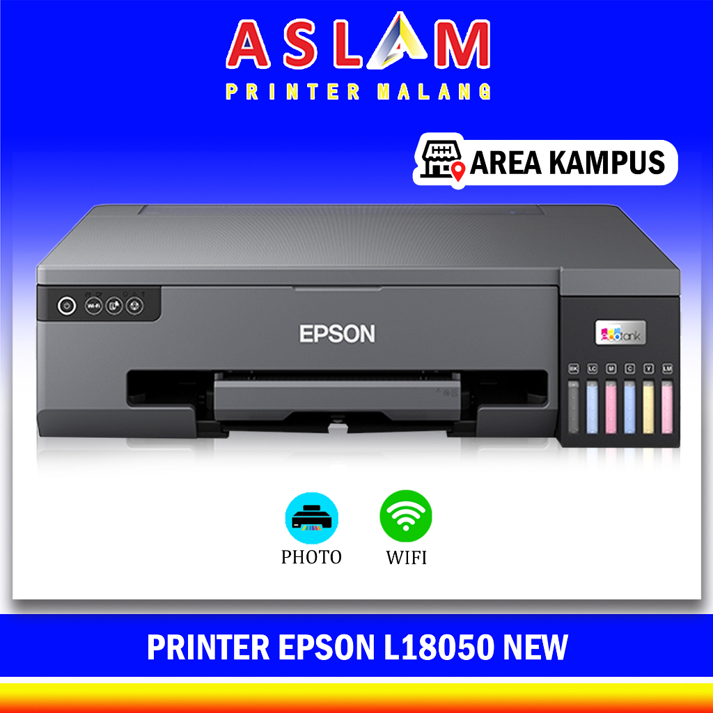 Printer Epson L8050 Seri penggantin dari PRINTER EPSON L805 WIFI Printer Photo Garansi Resmi Epson