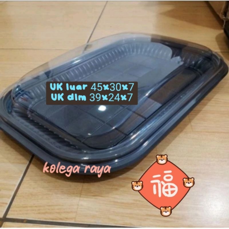 Mika Nampan Kue Basah dan Cake Mini "BESAR" Warna Coklat  Isi 10PCS Set Alas dan Tutup